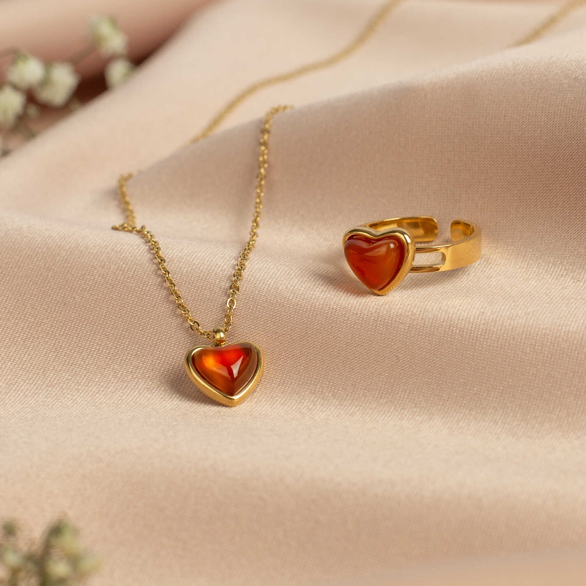 Set collar anillo mujer