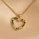 Collar con forma de corazón